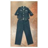 Vtg tanjay denim-style jacket and matching pants
