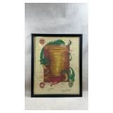 Vtg personalized retirement or farewell scroll