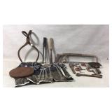 Antique Tools, Hay Tongs, Hand Saw, File, Wrenches