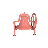 C.S. Bell Co. Cast Iron No. 28 Farm Bell with Yoke