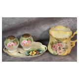 Vintage Brandenburg Gilded Porcelain Shaving Mug