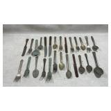 Lot Of 26 Mismatched Assorted Silverplate