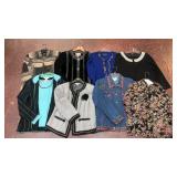 collection of women's consignment jackets and