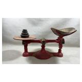 Large antique Fairbanks cast iron balance scale