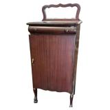 Mahogany Sheet Music Cabinet with Open Back