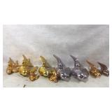 Ceramic Wall-Mounted Bird Sculptures