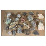 Assorted Crystals and Minerals, Fluorite,