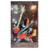 Vintage Framed Deathstroke the Terminator Poster,