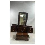 ANTIQUE CHINESE QING TRAVELING JEWELRY BOX WITH