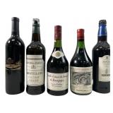 (5) Collectors Bottles Of Wine