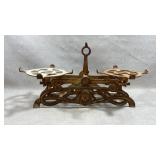 Rare Antique Cast Iron 5K Merchant Balance Scale