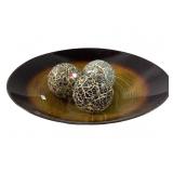 Art glass Decorative centerpiece bowl
