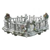 antique German porcelain centerpiece