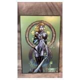 Vintage 1998 "Ascension: Andromeda" Framed Wall