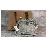 I.N.C. Charcoal Sherpa Bucket Bag, Pierre Cardin