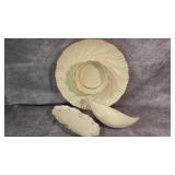 Vintage Lenox One Piece Chip and Dip Platter,