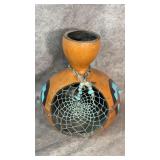 Hand-crafted Native American Gourd Dreamcatcher