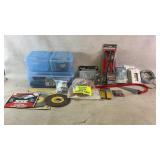Grinding Wheels, Rivet Gun, Wire Rope, Old Tools