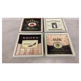 Vintage Boutique set of 4 salad dessert plates, 8'