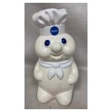 Pillsbury Doughboy ceramic cookie jar, 12x6.5x6.5