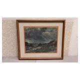 Framed Print of View at Hampstead Heath by