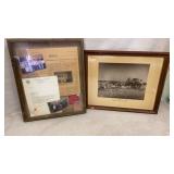 framed memorabilia, 1897 photograph