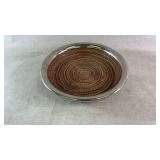 pine needle serving dish