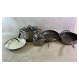 ANOLON & green pan ,CIRCULON pans-Lidded Pots