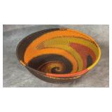 Hand-woven South African Zulu Colored Telephone