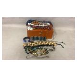 collection of costume jewelry