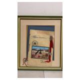 Framed Fragment of the Berlin Wall with