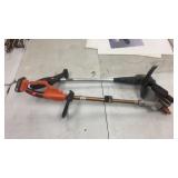 2weedwackers one has battery one doesnt