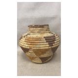 vintage, handmade coiled basket