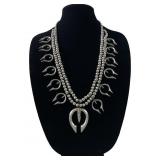 OLD PAWN TRADITIONAL NAVAJO SQUASH BLOSSOM