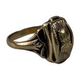 1953 10K YELLOW GOLD CLASS RING