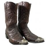 VINTAGE LEATHER WESTERN COWBOY BOOTS