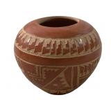 MARIE WAQUIE JENEZ PUEBLO POTTERY POT
