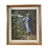 P. ELORRIAGA "Far Away Thoughts" OIL ON CANVAS