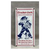 vintage-style porcelain enamel Cracker Jack