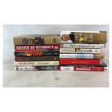 Assortment of books about American history