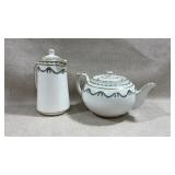 Hammersley bone china coffee and teapot  in