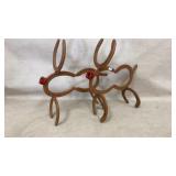 Horseshoe Rudolph Reindeer Christmas Decor