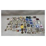 large collection of vintage and Vtg/modern lapel