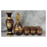 Vintage Venetian Amethyst Purple Glass Decanter