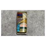 Vintage Native American Money Clip with Stone