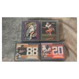 Assorted Football Sports Trading Cards Refractors,