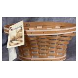 Longaberger 2011 Washed Linen Bowl Basket with