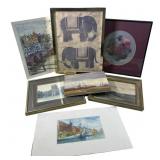 (7) Artists Signed Pieces Of Artwork