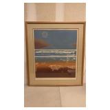 Vintage Framed Print of "Sea of Cortez" by