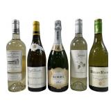 (5) Sealed Collector Bottles Of Wine